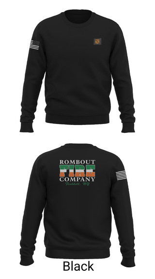 Crew Neck Sweatshirt, Rombout Fire Company, Fire Department, Teamtime, Team time, sublimation, custom sports apparel, team uniforms, spirit wear, spiritwear, sports uniforms, custom shirts, team store, custom team store, fundraiser sports, apparel fundraiser