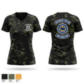 Montana Department of Corrections Defensive Tactics Instructors 91498123 Women's Short Sleeve V-neck Shirt - 1