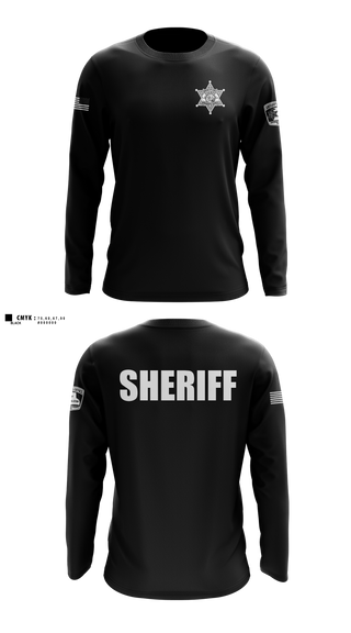 Long Sleeve Performance Shirt, Hertford County Sheriff’s Office, Police, Teamtime, Team time, sublimation, custom sports apparel, team uniforms, spirit wear, spiritwear, sports uniforms, custom shirts, team store, custom team store, fundraiser sports, apparel fundraiser