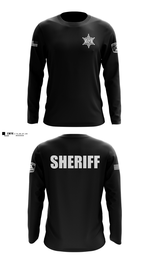 Long Sleeve Performance Shirt, Hertford County Sheriff’s Office, Police, Teamtime, Team time, sublimation, custom sports apparel, team uniforms, spirit wear, spiritwear, sports uniforms, custom shirts, team store, custom team store, fundraiser sports, apparel fundraiser