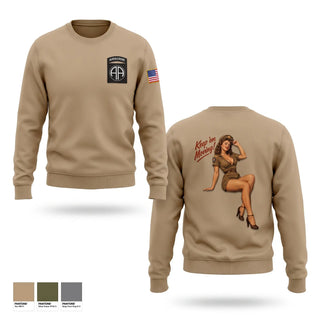 Crew Neck Sweatshirt, 407th LSB, Army, Teamtime, Team time, sublimation, custom sports apparel, team uniforms, spirit wear, spiritwear, sports uniforms, custom shirts, team store, custom team store, fundraiser sports, apparel fundraiser
