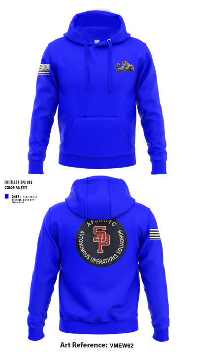 AFJROTC MS-081 DRONE TEAM 88778530 Hoodie - 203
