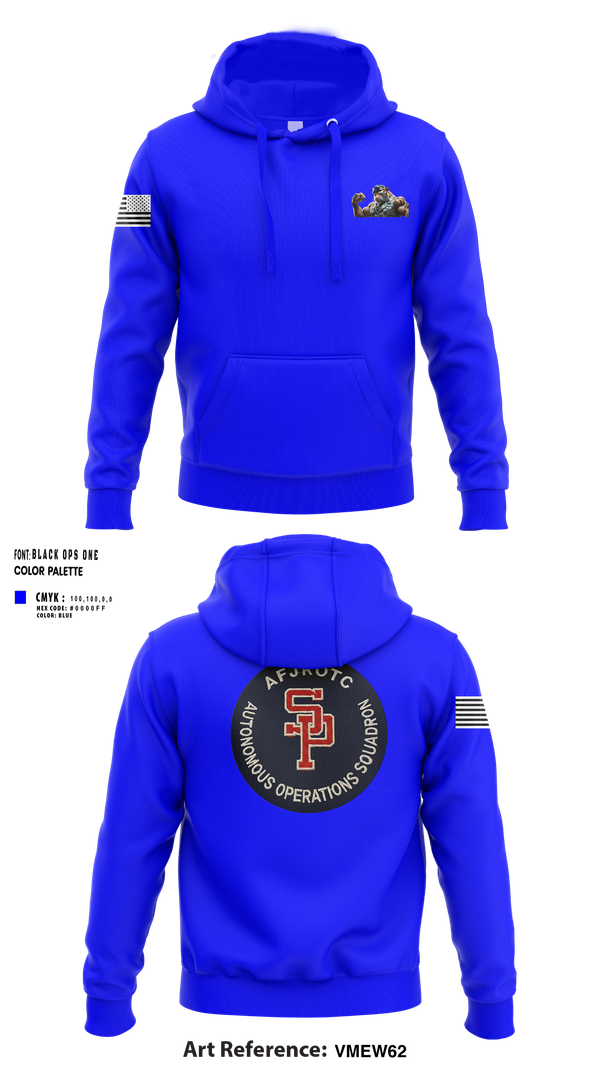Hoodie, AFJROTC MS-081 DRONE TEAM, , Teamtime, Team time, sublimation, custom sports apparel, team uniforms, spirit wear, spiritwear, sports uniforms, custom shirts, team store, custom team store, fundraiser sports, apparel fundraiser