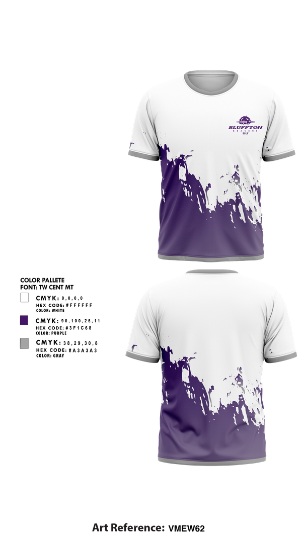 Short Sleeve Performance Shirt, Bluffton University, Golf, Teamtime, Team time, sublimation, custom sports apparel, team uniforms, spirit wear, spiritwear, sports uniforms, custom shirts, team store, custom team store, fundraiser sports, apparel fundraiser