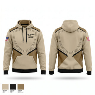 Hoodie, 2nd Squadron 17th Cavalry Regiment, Army, Teamtime, Team time, sublimation, custom sports apparel, team uniforms, spirit wear, spiritwear, sports uniforms, custom shirts, team store, custom team store, fundraiser sports, apparel fundraiser
