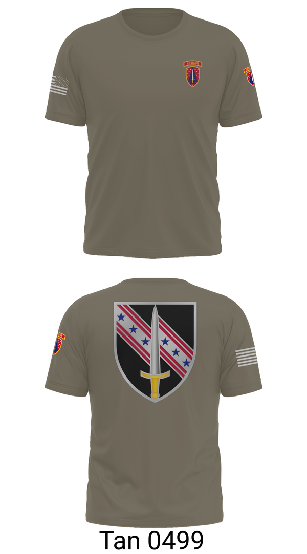 Short Sleeve Performance Shirt, 6/54th SFAB, National Guard, Teamtime, Team time, sublimation, custom sports apparel, team uniforms, spirit wear, spiritwear, sports uniforms, custom shirts, team store, custom team store, fundraiser sports, apparel fundraiser