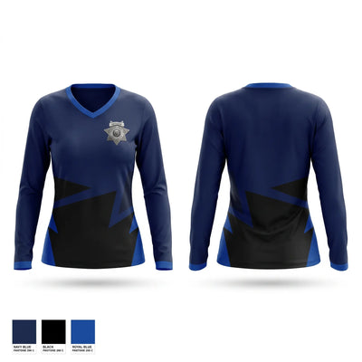 Banner Health Security Women's Long Sleeve V-neck Shirt - 1