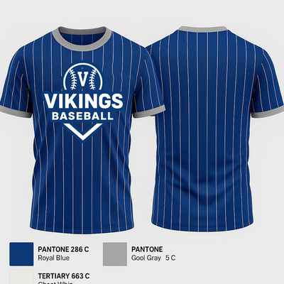 Vikings 43104804 Old School Cotton Feel Shirt - 1