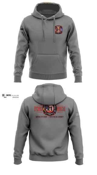 Hoodie, Bobo Fire & Rescue, Fire Department, Teamtime, Team time, sublimation, custom sports apparel, team uniforms, spirit wear, spiritwear, sports uniforms, custom shirts, team store, custom team store, fundraiser sports, apparel fundraiser