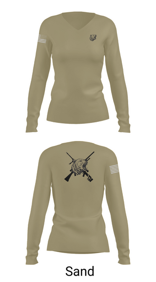 Womens Long Sleeve Vneck Shirt, , Marines, Teamtime, Team time, sublimation, custom sports apparel, team uniforms, spirit wear, spiritwear, sports uniforms, custom shirts, team store, custom team store, fundraiser sports, apparel fundraiser