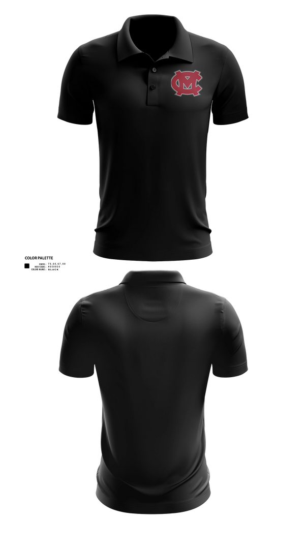 Short Sleeve Performance Polo, Mid-Carolina High School, Women's Basketball, Teamtime, Team time, sublimation, custom sports apparel, team uniforms, spirit wear, spiritwear, sports uniforms, custom shirts, team store, custom team store, fundraiser sports, apparel fundraiser