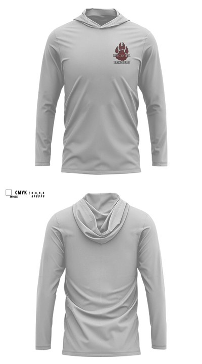 Leicester High School Basketball 1950445 Long Sleeve Performance Shirt with hood - 5