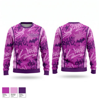 Crew Neck Sweatshirt, Ridin Durty softball, Softball, Teamtime, Team time, sublimation, custom sports apparel, team uniforms, spirit wear, spiritwear, sports uniforms, custom shirts, team store, custom team store, fundraiser sports, apparel fundraiser
