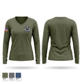 CERT Women's Long Sleeve V-neck Shirt - 1