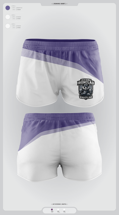 Indiana Ironclad Wrestling 65986308 Women's Shorts - 2