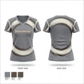 Determined 41404466 Women's Short Sleeve V-neck Shirt - 1