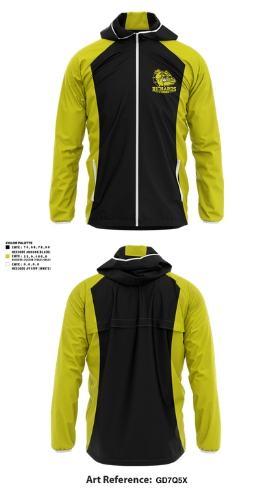 Richards High School Cheer 79182815 Windbreaker - 1