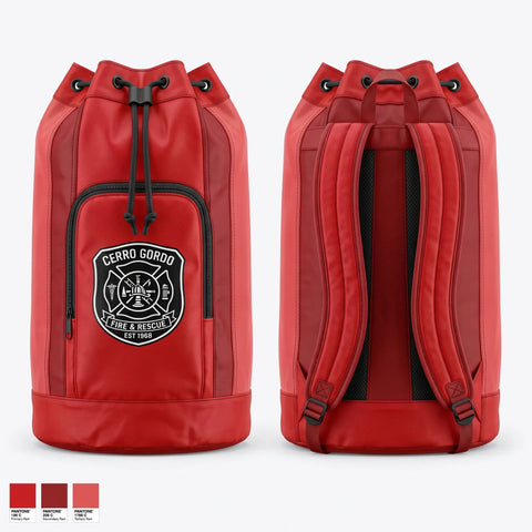 Gear Bag, Cerro Gordo Fire Rescue, EMS/EMT, Teamtime, Team time, sublimation, custom sports apparel, team uniforms, spirit wear, spiritwear, sports uniforms, custom shirts, team store, custom team store, fundraiser sports, apparel fundraiser