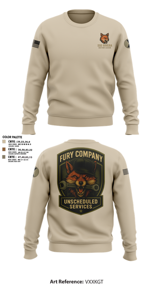 Crew Neck Sweatshirt, Unscheduled Service, , Teamtime, Team time, sublimation, custom sports apparel, team uniforms, spirit wear, spiritwear, sports uniforms, custom shirts, team store, custom team store, fundraiser sports, apparel fundraiser