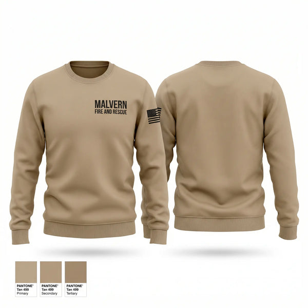 Crew Neck Sweatshirt, Malvern fire and rescue, Fire Department, Teamtime, Team time, sublimation, custom sports apparel, team uniforms, spirit wear, spiritwear, sports uniforms, custom shirts, team store, custom team store, fundraiser sports, apparel fundraiser
