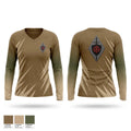 CT Crusaders Women's Long Sleeve V-neck Shirt - 1