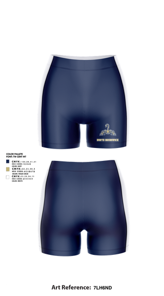 Womens Shorts, North Brunswick High School Dance Team, Spirit Store, Teamtime, Team time, sublimation, custom sports apparel, team uniforms, spirit wear, spiritwear, sports uniforms, custom shirts, team store, custom team store, fundraiser sports, apparel fundraiser