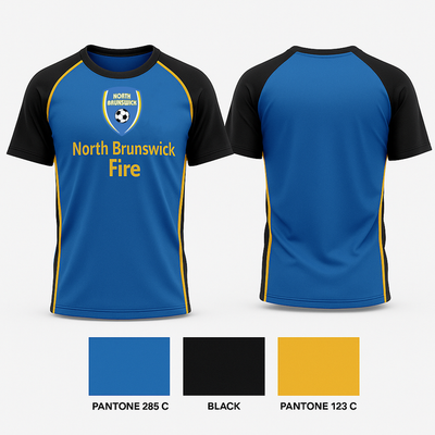 North Brunswick fire 77418856 Short Sleeve Performance Shirt - 1