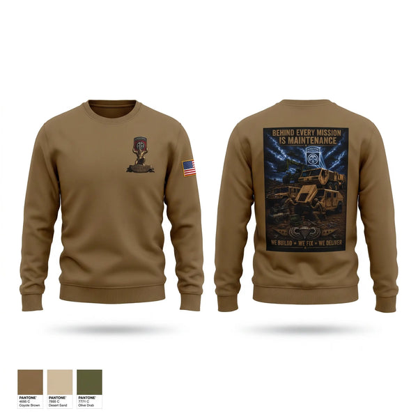 Crew Neck Sweatshirt, 189th DSSB A.CO, Army, Teamtime, Team time, sublimation, custom sports apparel, team uniforms, spirit wear, spiritwear, sports uniforms, custom shirts, team store, custom team store, fundraiser sports, apparel fundraiser