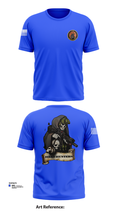 HHC 2-135th AVN REG 2256326 Short Sleeve Performance Shirt - 103