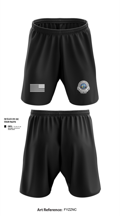Florida Highway Patrol 5155523 Athletic Shorts With Pockets - 100