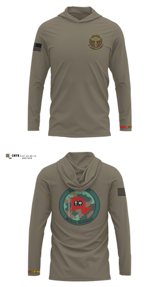 Long Sleeve hooded sunshirt, 452 ASTS, Air Force, Teamtime, Team time, sublimation, custom sports apparel, team uniforms, spirit wear, spiritwear, sports uniforms, custom shirts, team store, custom team store, fundraiser sports, apparel fundraiser