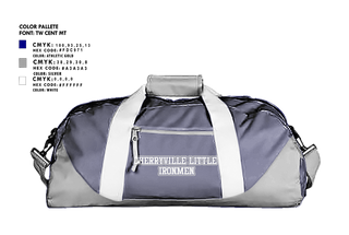 Duffle Bag, Cherryville Little Ironmen, , Teamtime, Team time, sublimation, custom sports apparel, team uniforms, spirit wear, spiritwear, sports uniforms, custom shirts, team store, custom team store, fundraiser sports, apparel fundraiser