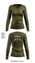 1/78th FA Bn 57797638 Women's Long Sleeve V-neck Shirt - 25