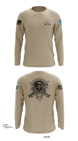 Long Sleeve Performance Shirt, 380th Security Police Squadron, , Teamtime, Team time, sublimation, custom sports apparel, team uniforms, spirit wear, spiritwear, sports uniforms, custom shirts, team store, custom team store, fundraiser sports, apparel fundraiser
