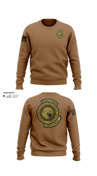 Crew Neck Sweatshirt, 933rd FRSD, Army, Teamtime, Team time, sublimation, custom sports apparel, team uniforms, spirit wear, spiritwear, sports uniforms, custom shirts, team store, custom team store, fundraiser sports, apparel fundraiser