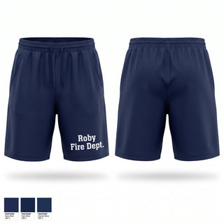 Athletic Shorts With Pockets, Roby Fire Dept, Fire Department, Teamtime, Team time, sublimation, custom sports apparel, team uniforms, spirit wear, spiritwear, sports uniforms, custom shirts, team store, custom team store, fundraiser sports, apparel fundraiser