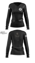 ALC CLASS 26-004 89257049 Women's Long Sleeve V-neck Shirt - 21