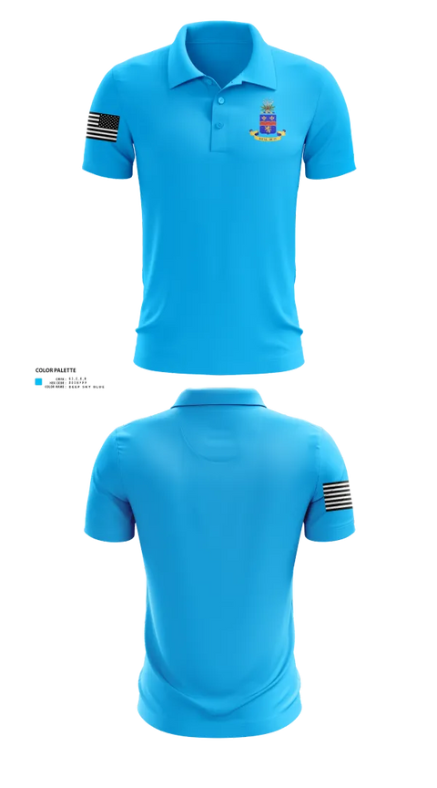 Short Sleeve Performance Polo, 148th IN RGT, , Teamtime, Team time, sublimation, custom sports apparel, team uniforms, spirit wear, spiritwear, sports uniforms, custom shirts, team store, custom team store, fundraiser sports, apparel fundraiser