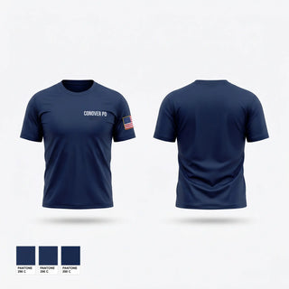 Short Sleeve Performance Shirt, Conover PD, Police, Teamtime, Team time, sublimation, custom sports apparel, team uniforms, spirit wear, spiritwear, sports uniforms, custom shirts, team store, custom team store, fundraiser sports, apparel fundraiser