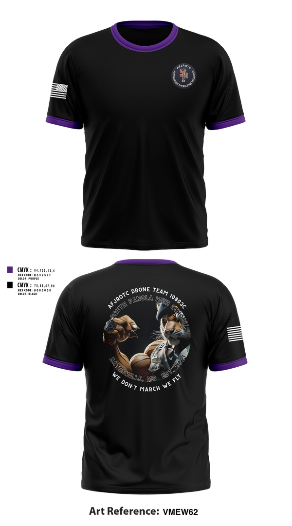 Short Sleeve Performance Shirt, AFJROTC MS-081 DRONE TEAM, , Teamtime, Team time, sublimation, custom sports apparel, team uniforms, spirit wear, spiritwear, sports uniforms, custom shirts, team store, custom team store, fundraiser sports, apparel fundraiser