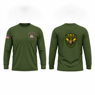 Long Sleeve Performance Shirt, Kingsland Police Department SRT, Police, Teamtime, Team time, sublimation, custom sports apparel, team uniforms, spirit wear, spiritwear, sports uniforms, custom shirts, team store, custom team store, fundraiser sports, apparel fundraiser
