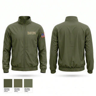 Windbreaker, Phillips County Sheriff's Office, Police, Teamtime, Team time, sublimation, custom sports apparel, team uniforms, spirit wear, spiritwear, sports uniforms, custom shirts, team store, custom team store, fundraiser sports, apparel fundraiser