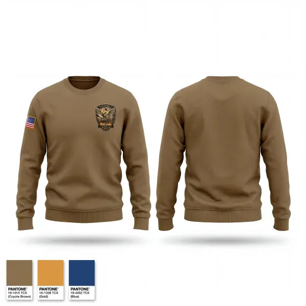 Crew Neck Sweatshirt, 2-210th Aviation Regiment, Army, Teamtime, Team time, sublimation, custom sports apparel, team uniforms, spirit wear, spiritwear, sports uniforms, custom shirts, team store, custom team store, fundraiser sports, apparel fundraiser