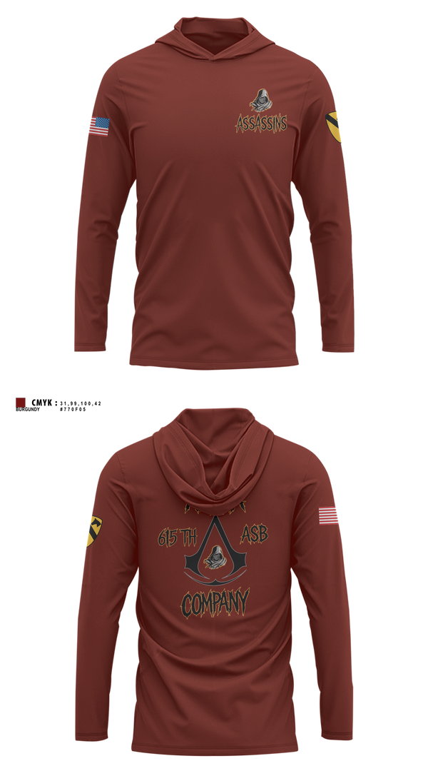Long Sleeve Performance Shirt with hood, , Army, Teamtime, Team time, sublimation, custom sports apparel, team uniforms, spirit wear, spiritwear, sports uniforms, custom shirts, team store, custom team store, fundraiser sports, apparel fundraiser