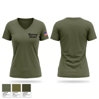 Womens Short Sleeve Vneck Shirt, Warrant Squad, Police, Teamtime, Team time, sublimation, custom sports apparel, team uniforms, spirit wear, spiritwear, sports uniforms, custom shirts, team store, custom team store, fundraiser sports, apparel fundraiser