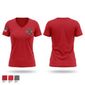 Williams Township Fire Company Women's Short Sleeve V-neck Shirt - 1