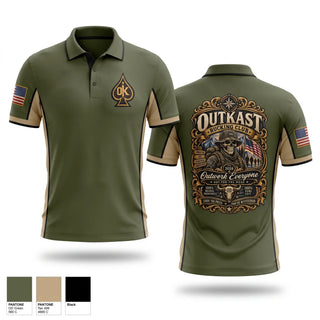 Short Sleeve Performance Polo, OutKast Rucking Club, , Teamtime, Team time, sublimation, custom sports apparel, team uniforms, spirit wear, spiritwear, sports uniforms, custom shirts, team store, custom team store, fundraiser sports, apparel fundraiser