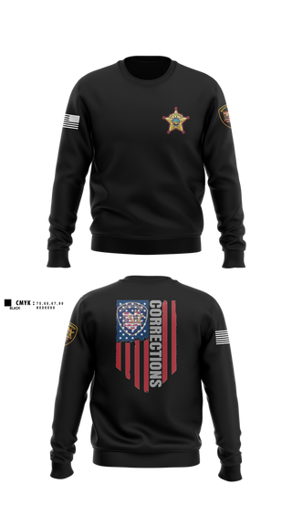 Crew Neck Sweatshirt, Ottawa County Sheriff’s Office, Police, Teamtime, Team time, sublimation, custom sports apparel, team uniforms, spirit wear, spiritwear, sports uniforms, custom shirts, team store, custom team store, fundraiser sports, apparel fundraiser
