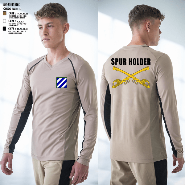 Long Sleeve Performance Shirt, 5-7 cav, Army, Teamtime, Team time, sublimation, custom sports apparel, team uniforms, spirit wear, spiritwear, sports uniforms, custom shirts, team store, custom team store, fundraiser sports, apparel fundraiser