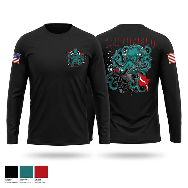 Long Sleeve Performance Shirt, Smithfield Fire, Fire Department, Teamtime, Team time, sublimation, custom sports apparel, team uniforms, spirit wear, spiritwear, sports uniforms, custom shirts, team store, custom team store, fundraiser sports, apparel fundraiser